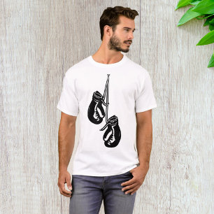 Vintage hängende Boxhandschuhe Retro-Kämpfer T-Shirt