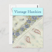 Vintage Hankies Postcard Postkarte (Vorne/Hinten)