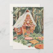 Vintage Hänsel und Gretel Funny Housewarming Party Einladung (Vorne/Hinten)