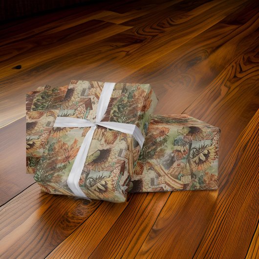 Vintage Hansel und Gretel Geschenkpapier