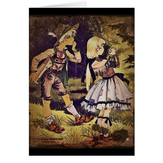 Vintage Hänsel und Gretel Hütte (Vorne)