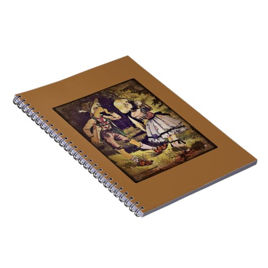 Vintage Hänsel und Gretel Hütte Notizblock (Rechte Seite)