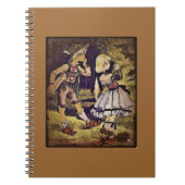Vintage Hänsel und Gretel Hütte Notizblock (Vorderseite)
