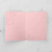 Vintage Happy Birthday card Karte (Innenseite)