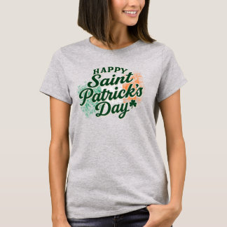 Vintage Happy Saint Patrick's day  T-Shirt