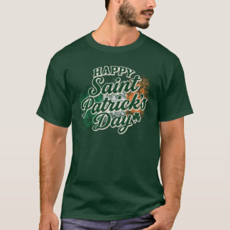 Vintage Happy Saint Patrick's day  T-Shirt