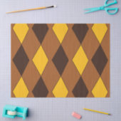 Vintage-Harlekin-Diamantmuster Seidenpapier (Basteln)