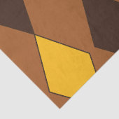 Vintage-Harlekin-Diamantmuster Seidenpapier (Detail)