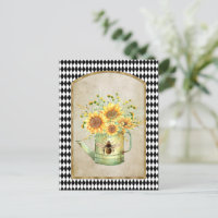Vintage-Harlekin-Gartensonnenblumen