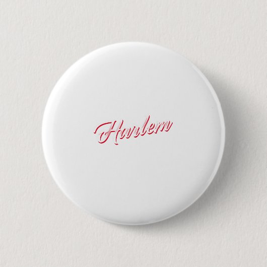 Vintage Harlem Button (Vorderseite)