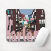 Vintage Harlem-Mauspad Mousepad (Mit Mouse)