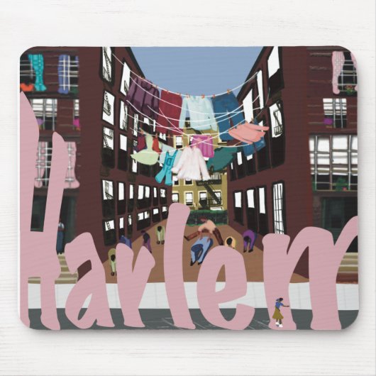 Vintage Harlem-Mauspad Mousepad (Vorne)