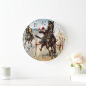 Vintage Harness Racing Große Wanduhr (Zuhause)