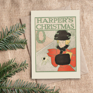 Vintage Harper’s Weihnachten 1896