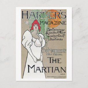 Vintage Harper's Magazine Du Maurier-Serienwerbung Postkarte