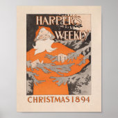 Vintage Harper's Weekly Christmas 1894 Poster (Vorne)
