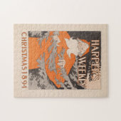 Vintage Harper's Weekly Christmas 1894 Puzzle (Horizontal)