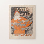 Vintage Harper's Weekly Christmas 1894 Puzzle (Vertikal)