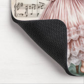 Vintage Harpist-Musik Mousepad (Ecke)