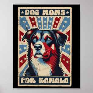 Vintage Harris Waltz Dog Mamas für Kamala Amerika Poster