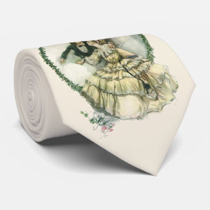 Vintage Harrison Fisher, Weihnachtsbraut und Bräut Krawatte