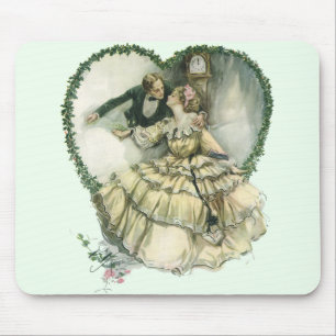 Vintage Harrison Fisher, Weihnachtsbraut und Bräut Mousepad