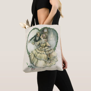 Vintage Harrison Fisher, Weihnachtsbraut und Bräut Tasche