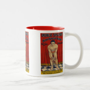 Vintage Harry Handcuff Houdini - Der Gefängnisausb Zweifarbige Tasse