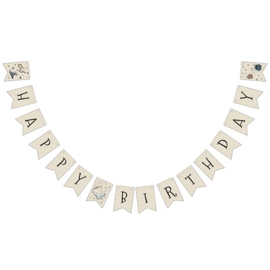 Vintage Harry Potter Erster Geburtstag Wimpelkette (Alle)