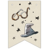 Vintage Harry Potter Erster Geburtstag Wimpelkette (Erste Fahne)