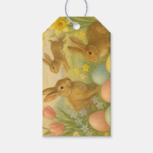Vintage-Häschen/Osterhase/Ostern Geschenkanhänger