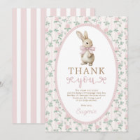 Vintage-Häschen-Rosa-Rosen-Mädchen-Baby-Party
