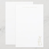 Vintage-Hase (Vorne/Hinten)