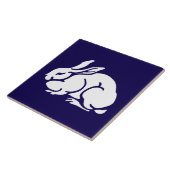 Vintage-Hase Fliese (Seite)