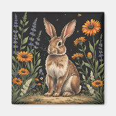 Vintage-Hase  Magnet (Vorne)