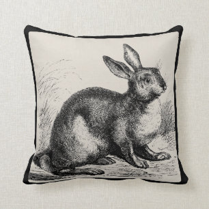 Vintage Hase oder Jackrabbit - Wählen Sie Ihre Far Kissen