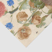 Vintage Hasen-Blume Blumenfrühlings Sommer Seidenpapier (Detail)