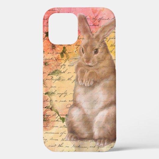 Vintage-Hasen-Collage Case-Mate iPhone Hülle (Rückseite)