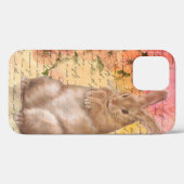 Vintage-Hasen-Collage Case-Mate iPhone Hülle (Rückseite (Horizontal))