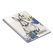 Vintage-Hasen-Notizbuch Journal Notizblock (Rechte Seite)