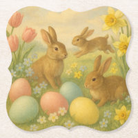 Vintage-Hasen-Oster-Ei/Frühling