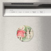 Vintage Hasen Ostern Gruß Magnet (In Situ (Geschirrspüler))