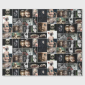 Vintage Haunted Dolls Wrapping Paper Geschenkpapier (Flach)
