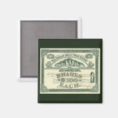 Vintage Hauptstadt Magnet (Vorderseite/Rückseite)