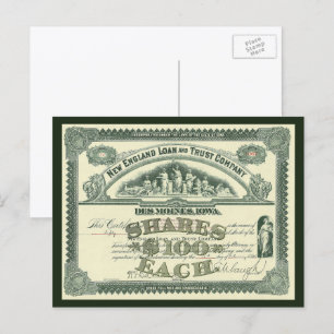 Vintage Hauptstadt Postkarte