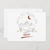 Vintage Hauptstadt Reef Nationalpark Utah Postkarte (Vorne/Hinten)