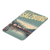 Vintage Hauptstadt Salzburg Magnet (Linke Seite)