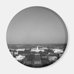 Vintage Hauptstadt USA Washington Magnet