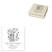 Vintage Hausanschrift Gummistempel (Stempel)