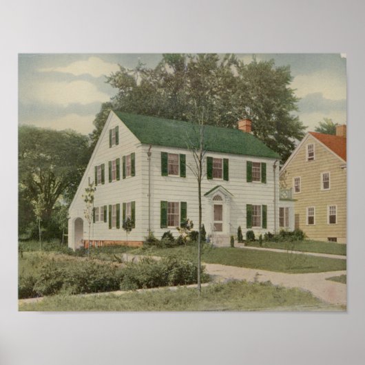 Vintage-Hausdesign 1927 10A7 Layoutdruck Poster (Vorne)